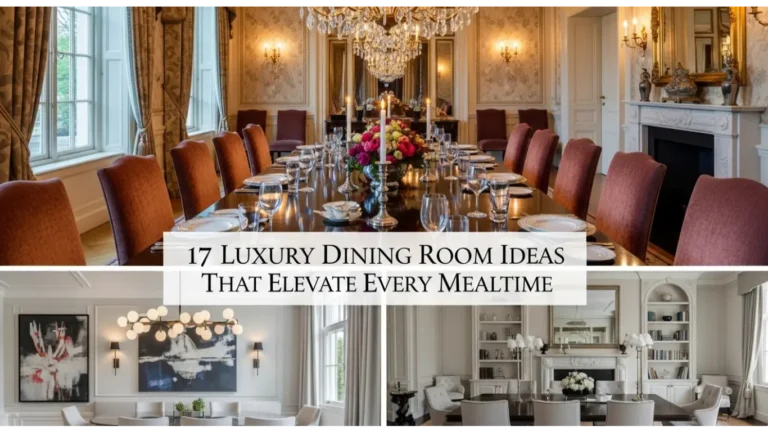 17 Luxury Dining Room Ideas
