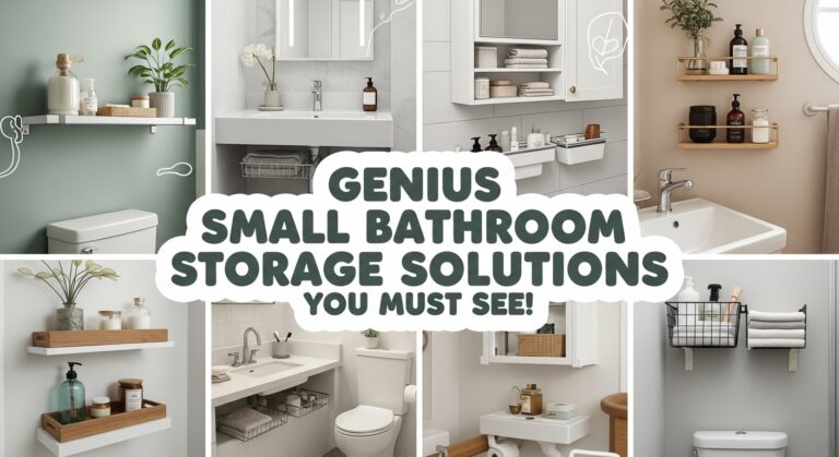 small bathroom storage solution