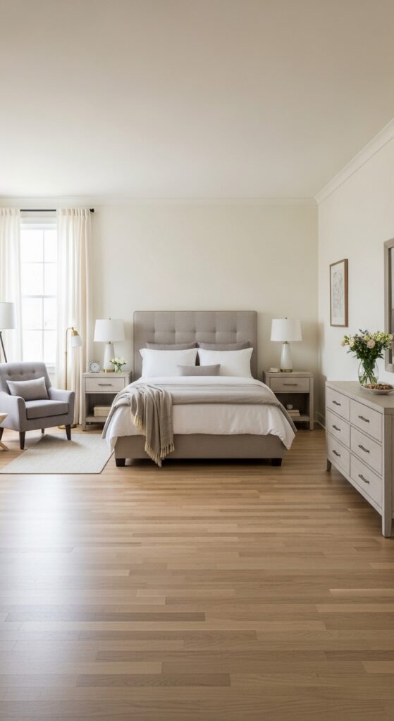 17 Guest Bedroom Decor Ideas That Feel Hotel-Worthy 6 Balanced Furniture Scale