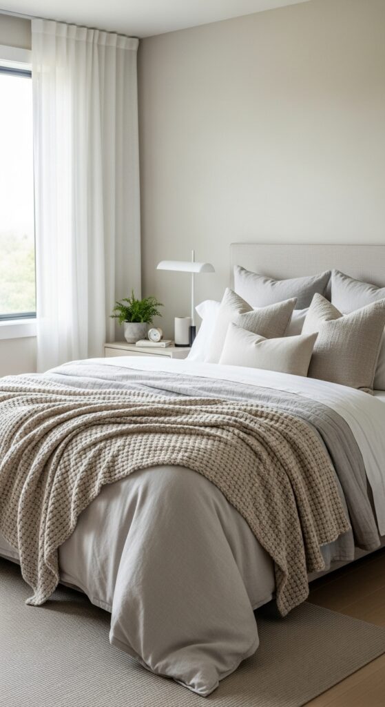 Bedding That Signals Rest and Comfort