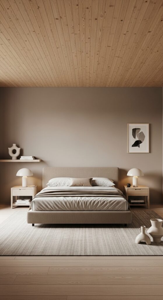 25 Modern Beige Bedroom Ideas for a Warm and Sophisticated Look 12 Beige Bedroom With Low-Profile Furniture