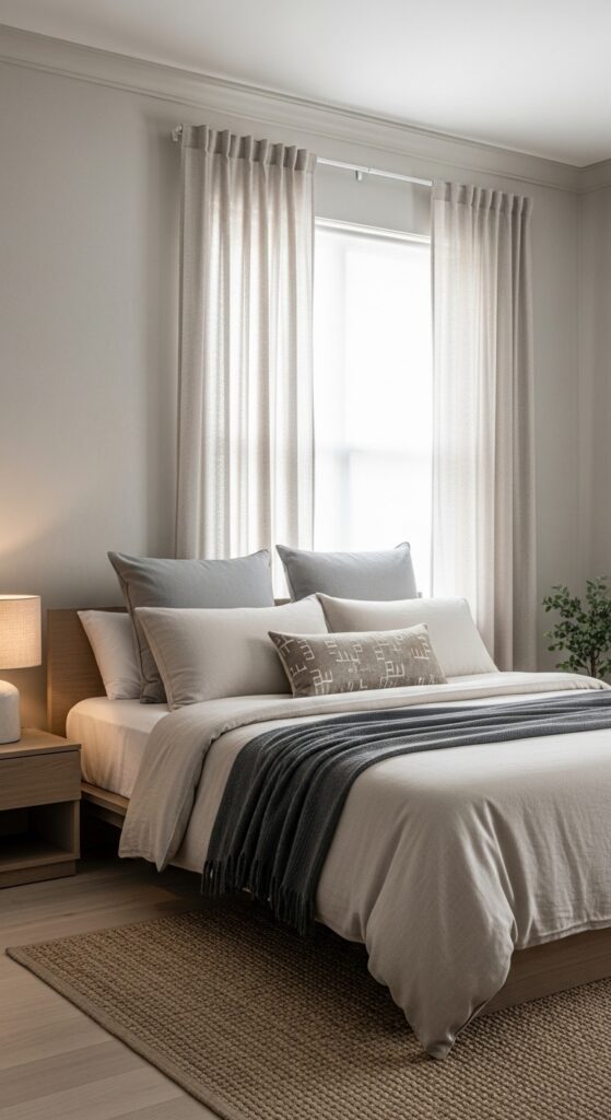 25 Modern Beige Bedroom Ideas for a Warm and Sophisticated Look 13 Beige Bedroom With Soft Gray Undertones