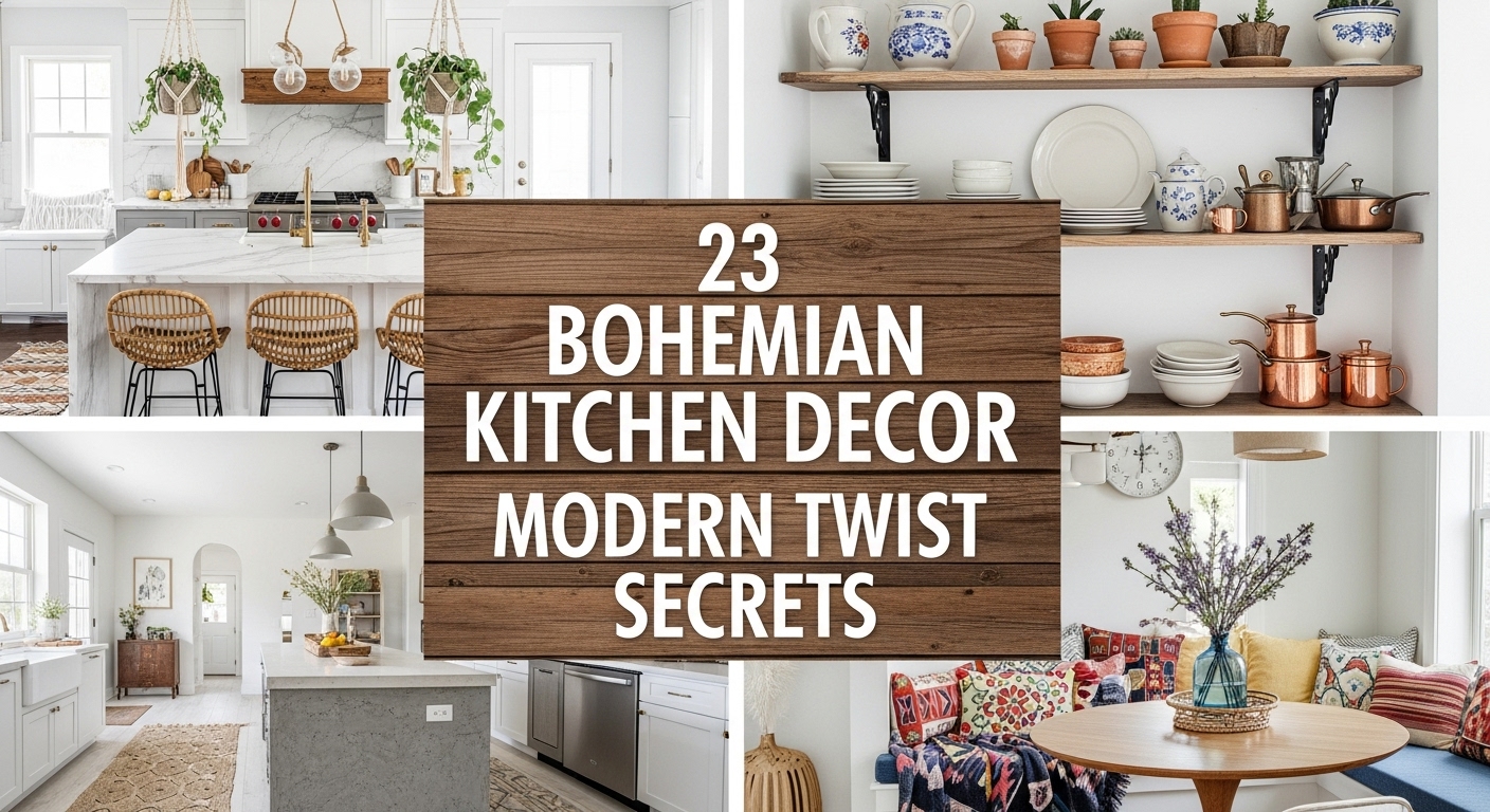 Bohemian Kitchen Decor Modern Twist