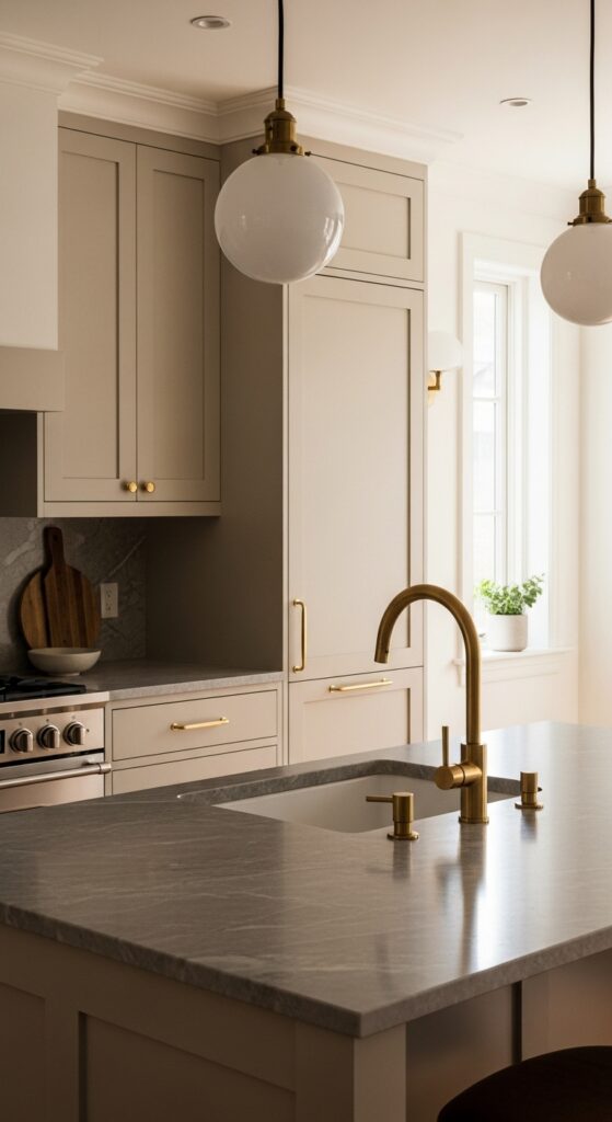 Brass Accents That Add Subtle Warmth