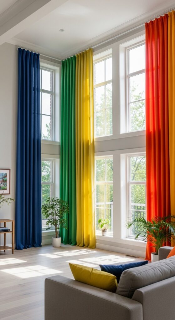 Bright Curtains and Drapes