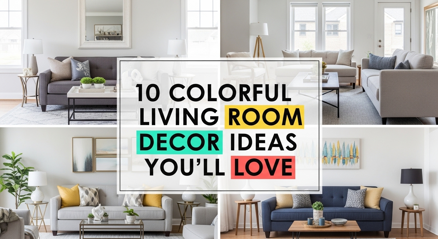 Colorful Living Room Decor