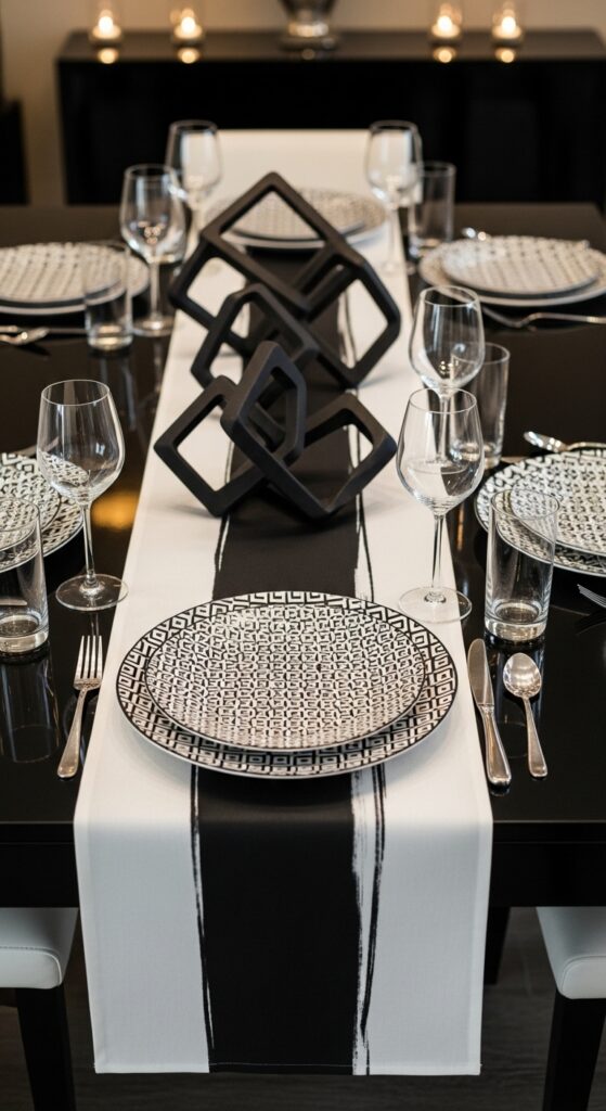 Contemporary Art-Inspired Table