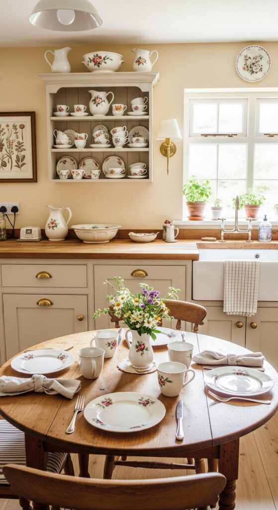 Cozy Eat-In Cottage Kitchen With Timeless Appeal