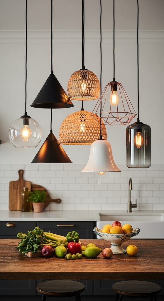 23 Bohemian Kitchen Decor Modern Twist Secrets 13 Eclectic Pendant Lighting