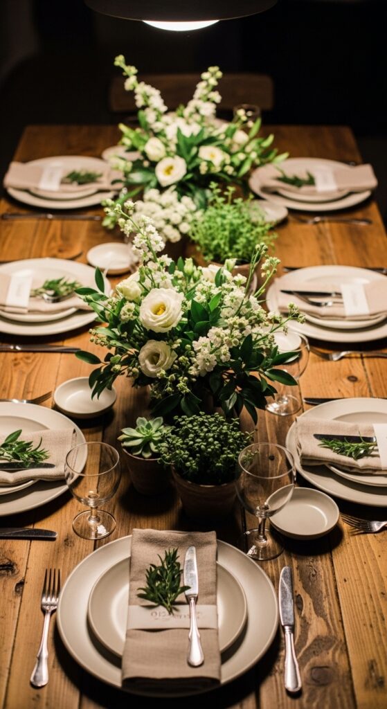 Greenery and Florals Focus