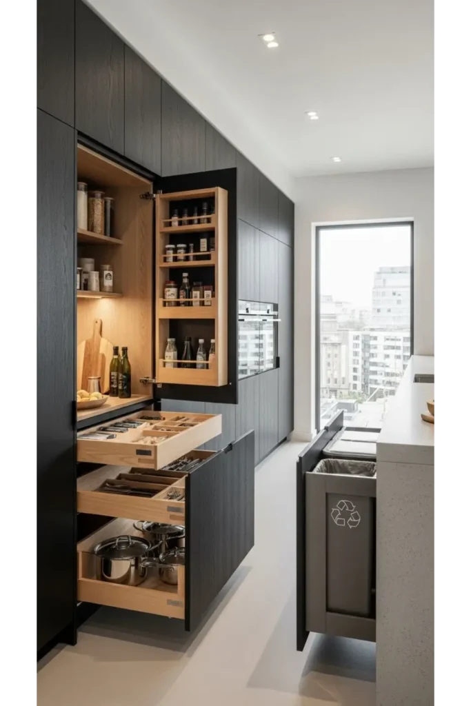 16 Modern Kitchen Styling Methods You’ll Love 8 Hidden Storage Solutions