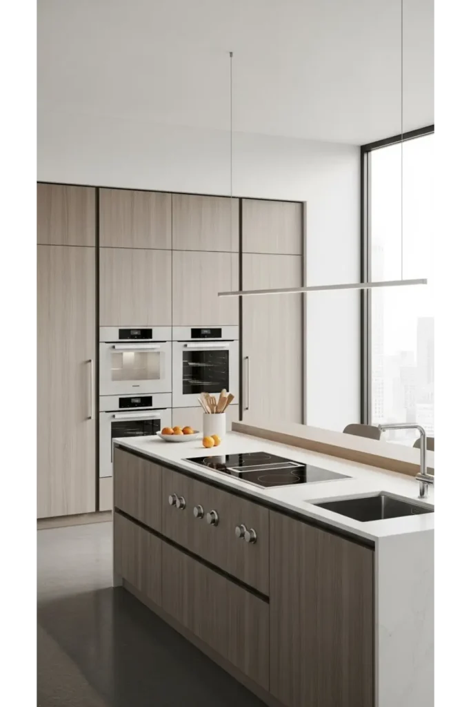16 Modern Kitchen Styling Methods You’ll Love 5 Modern kitchen with sleek appliances