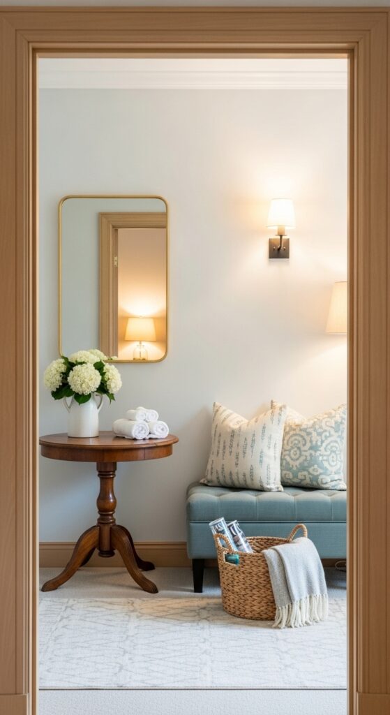 17 Guest Bedroom Decor Ideas That Feel Hotel-Worthy 14 Inviting Entry Impression