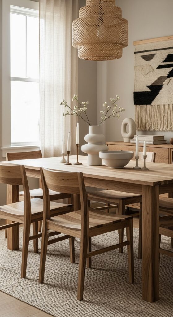 Layered Wood Tones for Natural Harmony