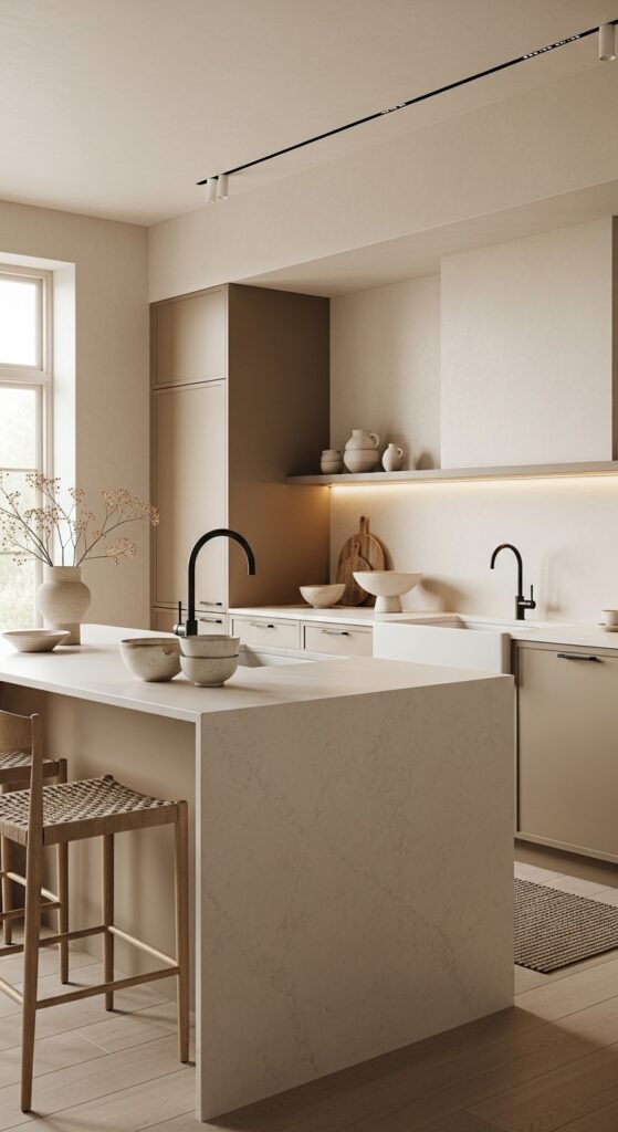 Minimal Warm Neutral Kitchens That Last