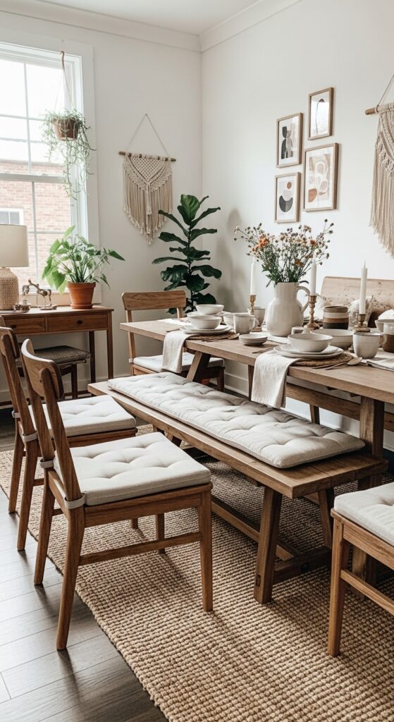 Mixed Seating for Relaxed Authenticity