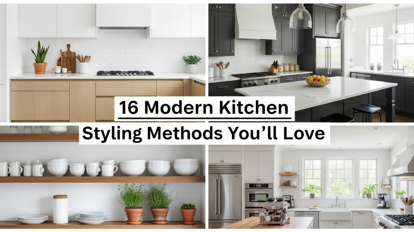 Modern Kitchen Styling Methods