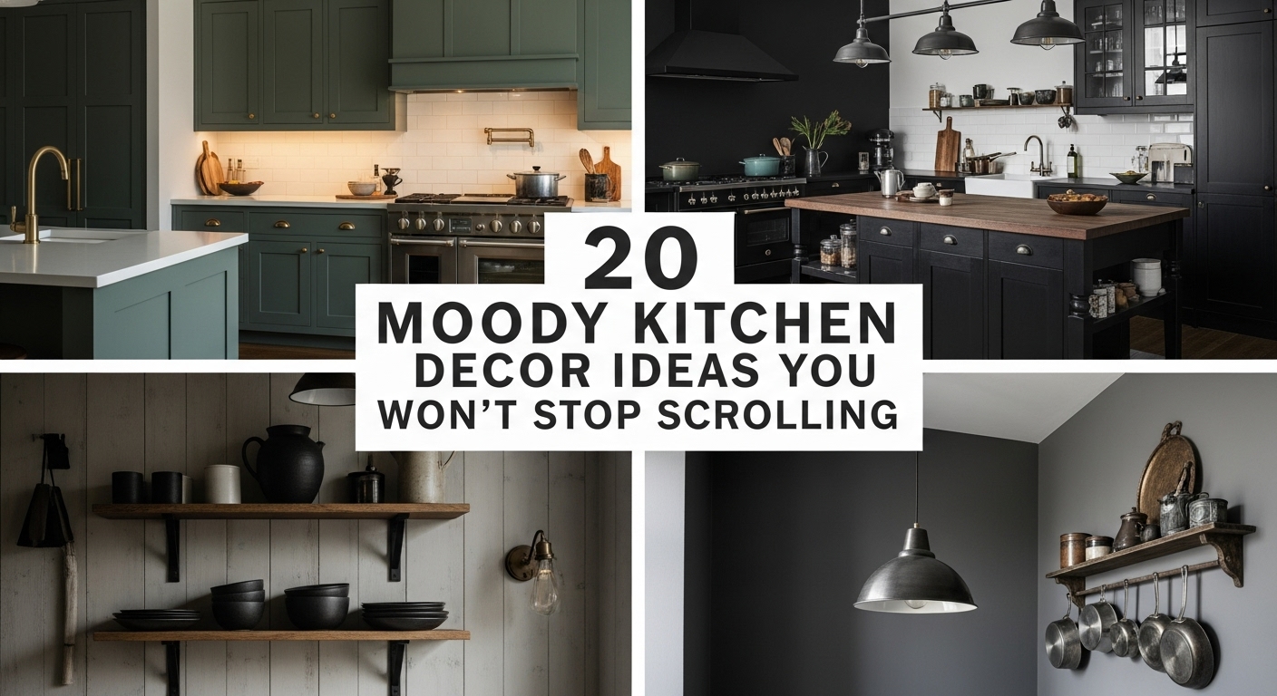 Moody Kitchen Decor Ideas