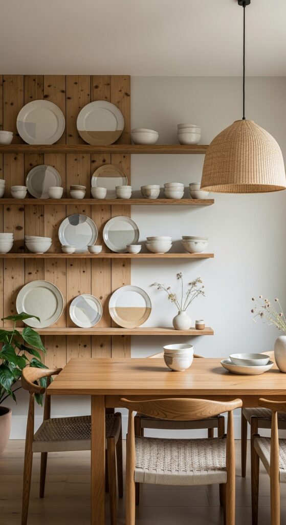 Open Shelving with Curated Everyday Pieces