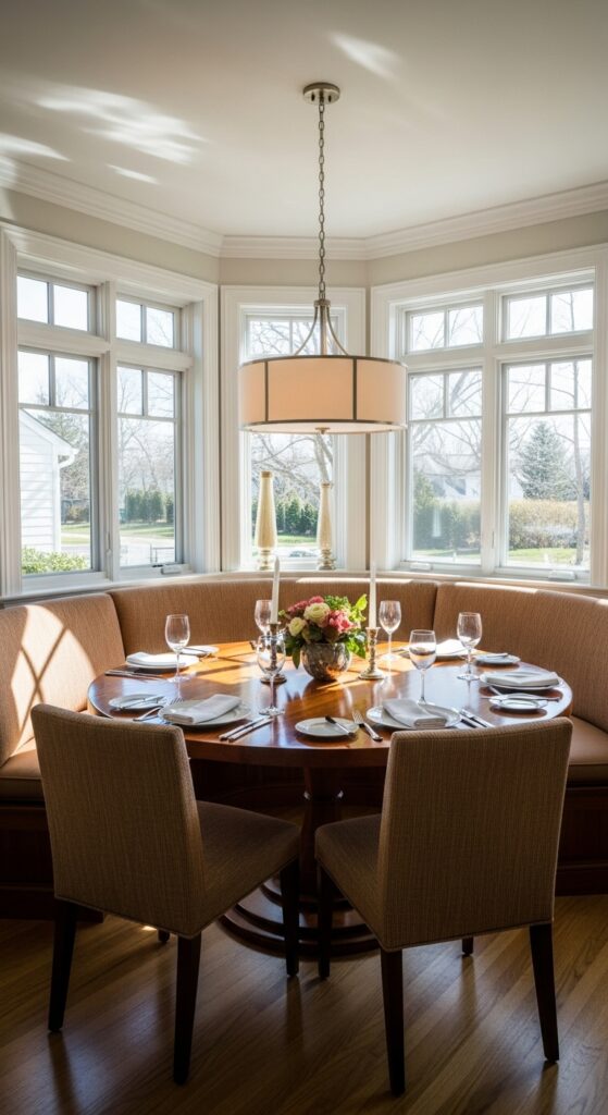 Organic Shapes that Soften the Space