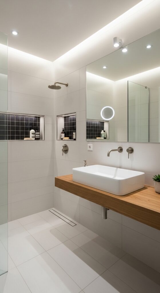 Genius Small Bathroom Storage Solutions You Must See! 6 Recessed Wall Niches for Built-In Storage