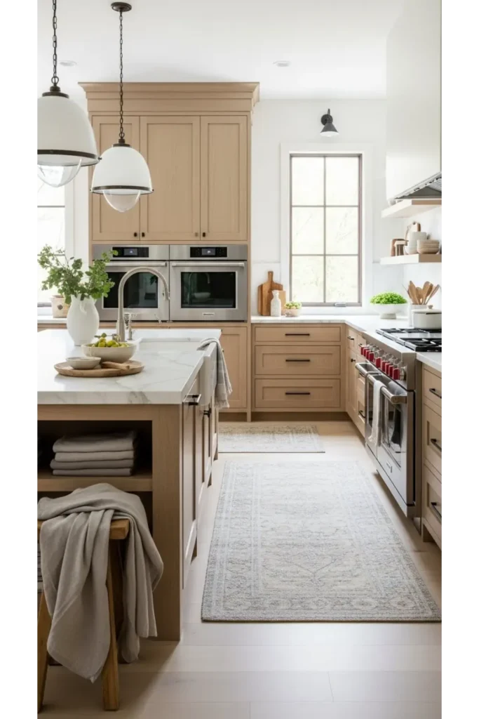 16 Modern Kitchen Styling Methods You’ll Love 13 Soft Textile Accents