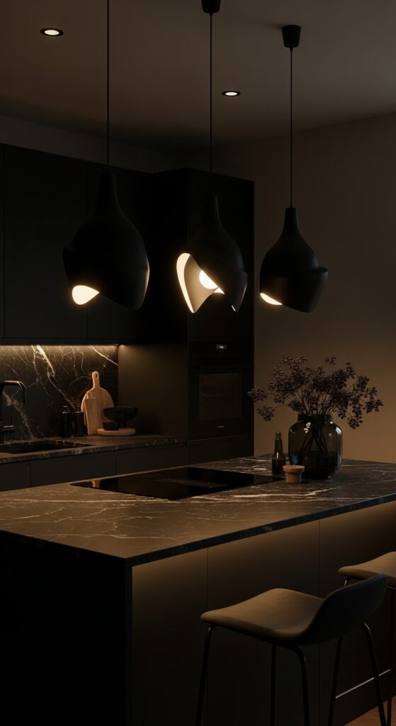 20 Moody Kitchen Decor Ideas You Won’t Stop Scrolling 13 Statement Lighting That Steals the Show