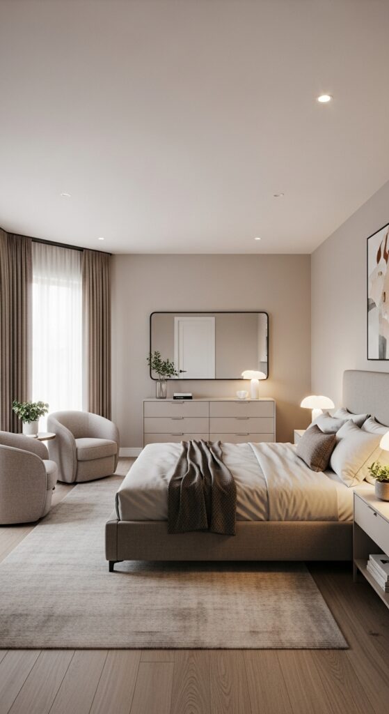 Visual Weight Balanced Across the Room