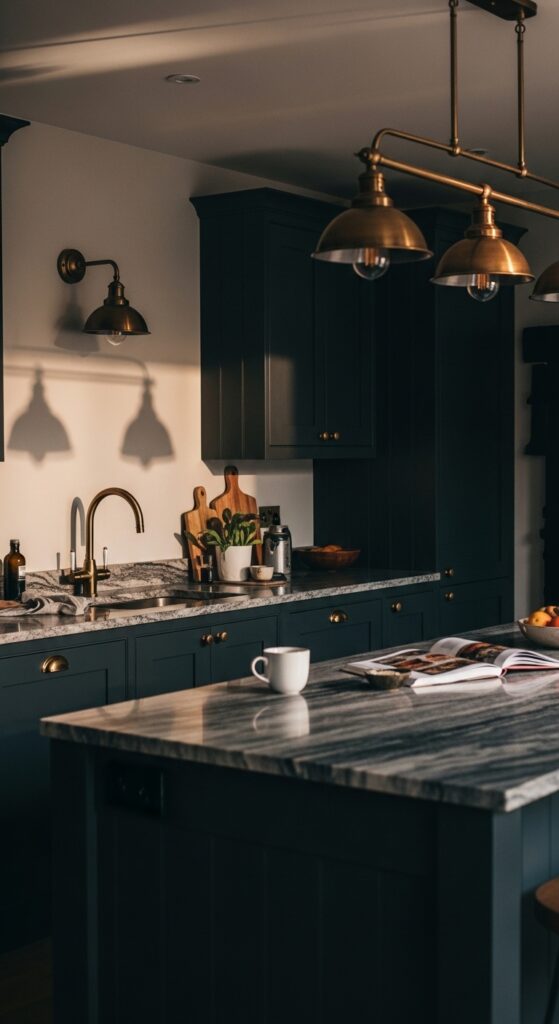 20 Moody Kitchen Decor Ideas You Won’t Stop Scrolling 10 Warm Metals That Glow Against Darkness