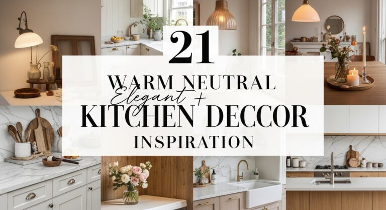 Warm Neutral Kitchen Decor