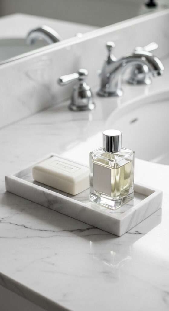 A Minimalist Marble Tray