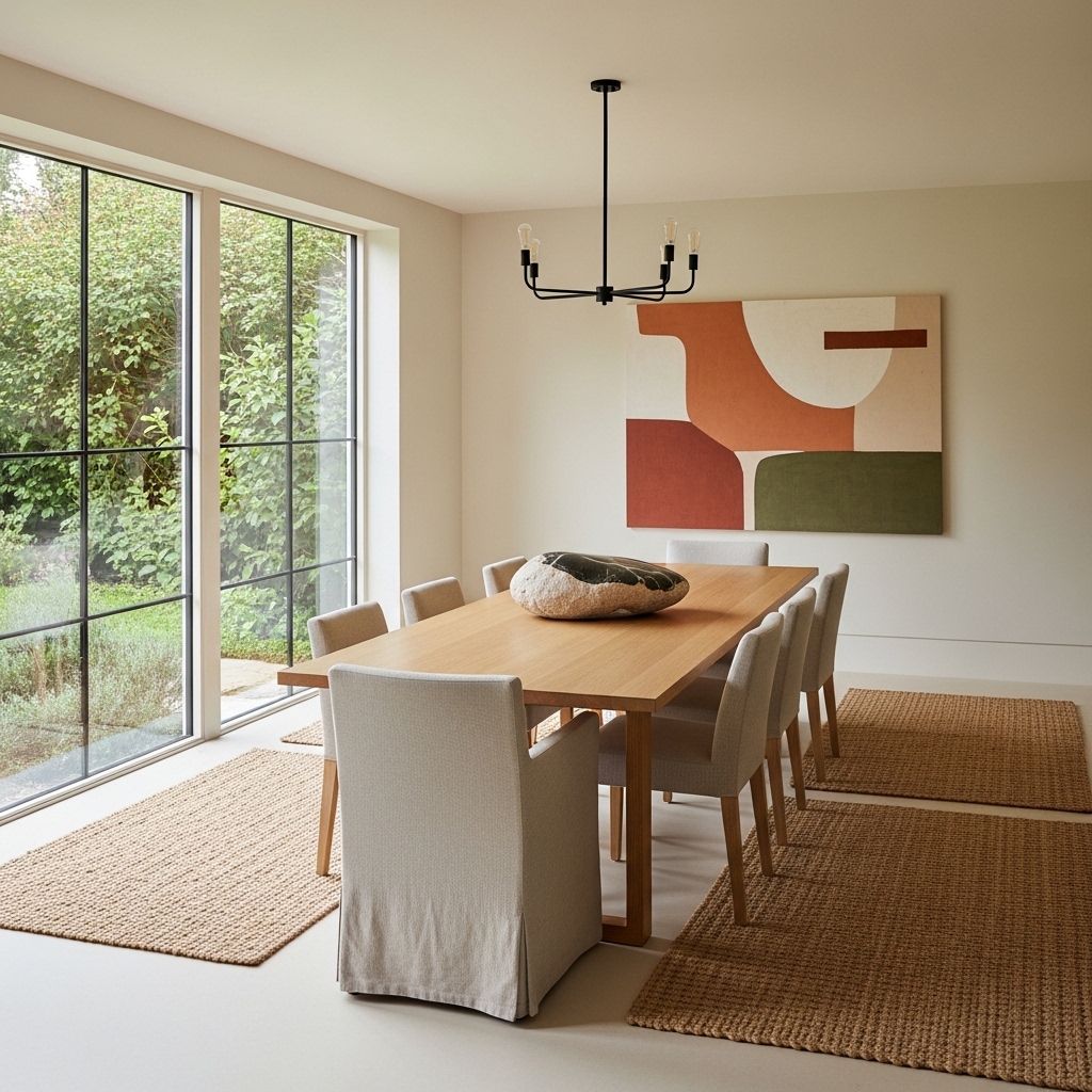 16 Neutral Dining Room Decor Ideas for Modern Homes 16 ALL NATURAL