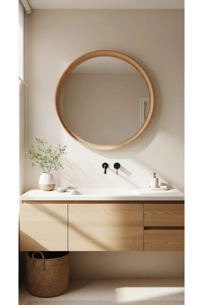 13+ Budget-Friendly Ideas for a Stunning Bathroom Makeover 8 Add Framed Mirrors for Depth and Style