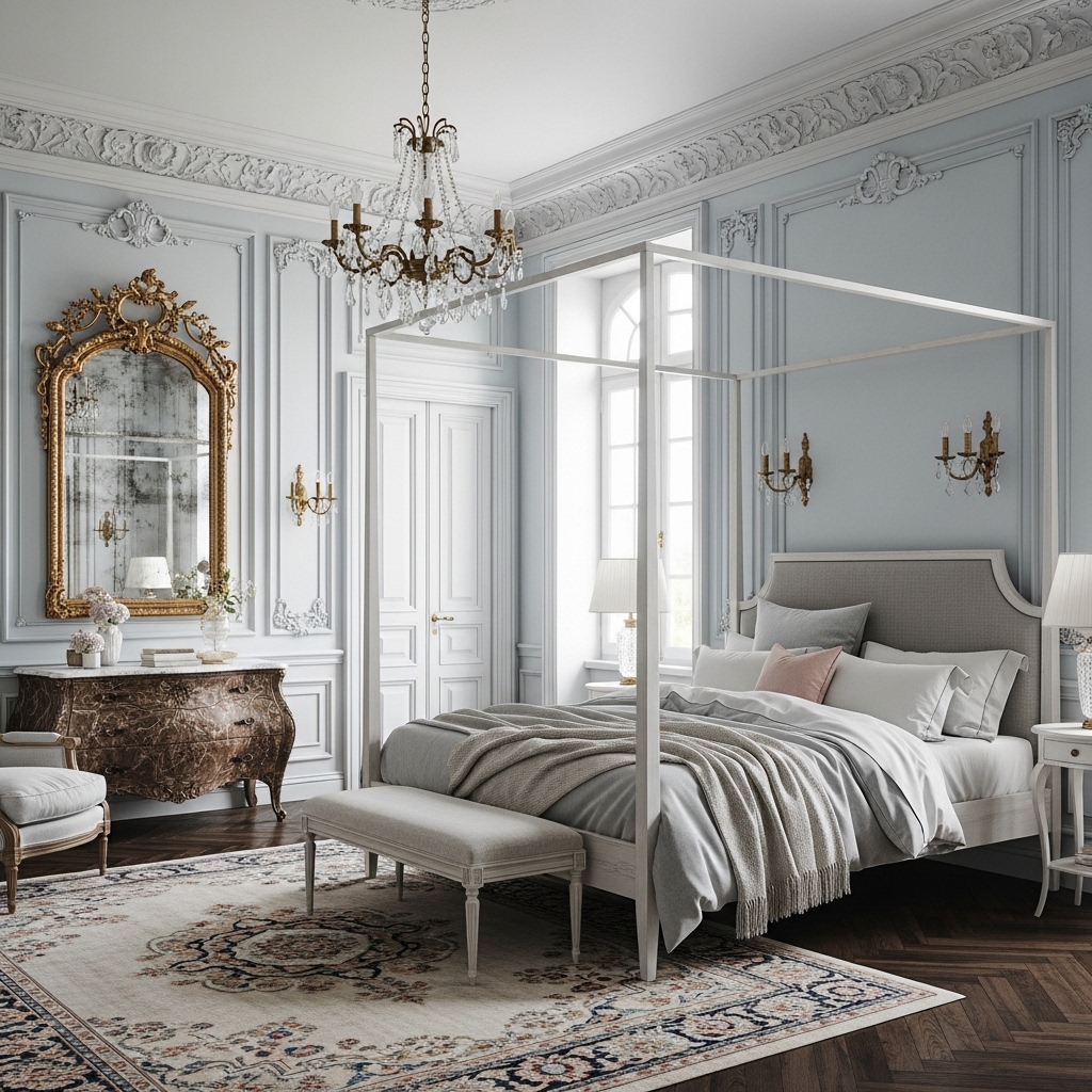 20+ Neo-Classical Master Bedroom Ideas You’ll Pin Now – Elegant, Timeless Inspiration 16 Antique Touches With Modern Comfort