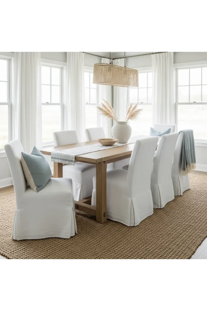 16 Neutral Dining Room Decor Ideas for Modern Homes 3 BEACH VIBES