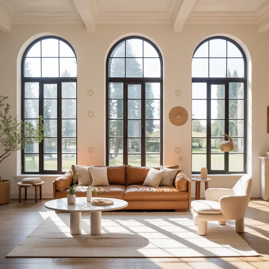 18 Black and Tan Living Room Ideas for Timeless, Sophisticated Comfort 17 Black Window Frames Focus