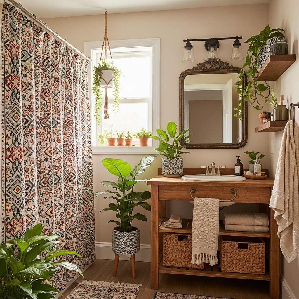 Boho Shower Curtains