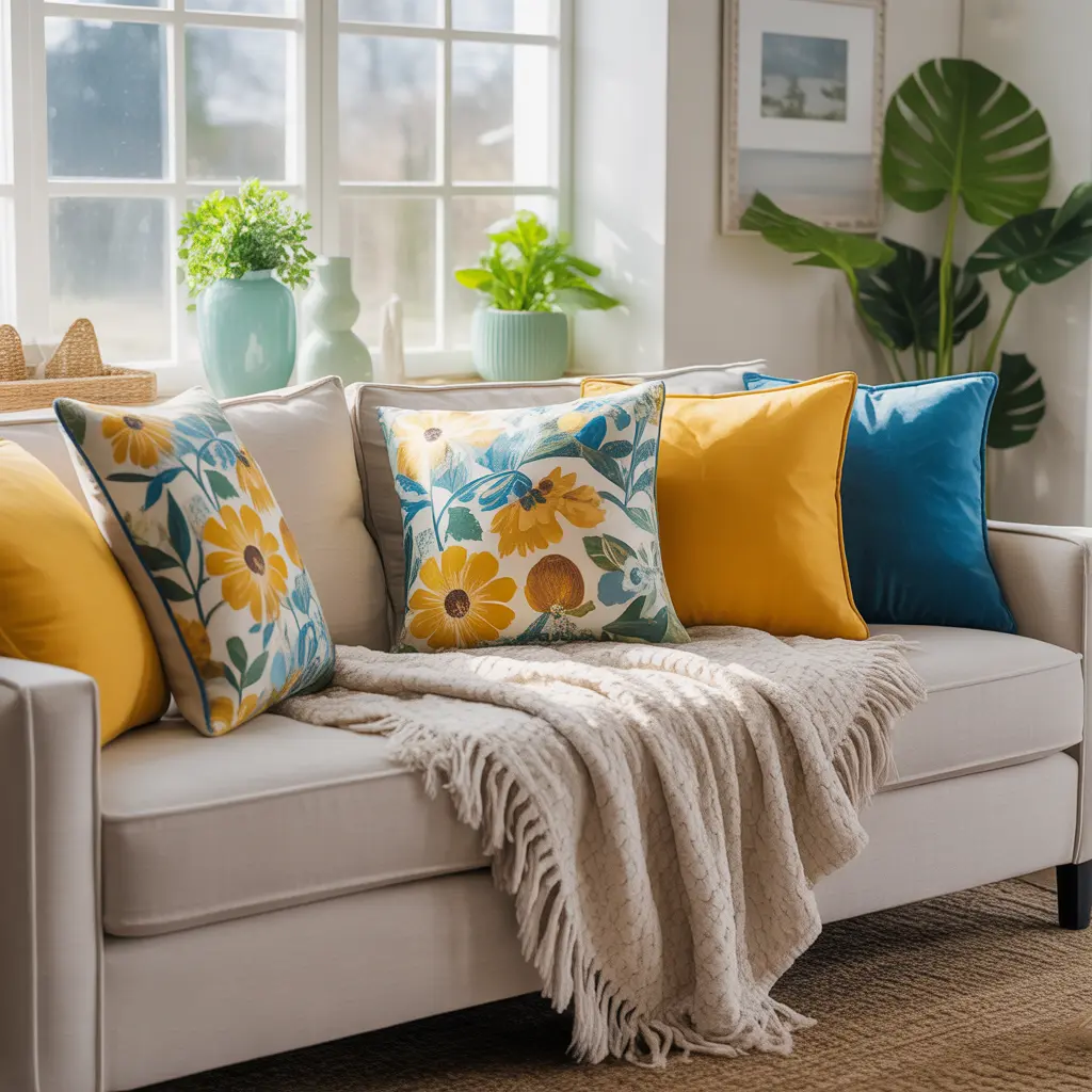 Bright Accent Pillows