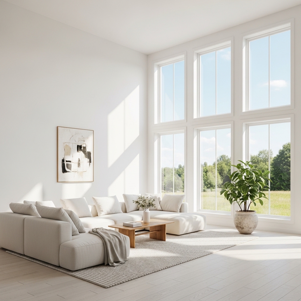 24 Stunning Living Room Paint Color Ideas That Pair Perfectly with Off White Furniture! 10 Bright White