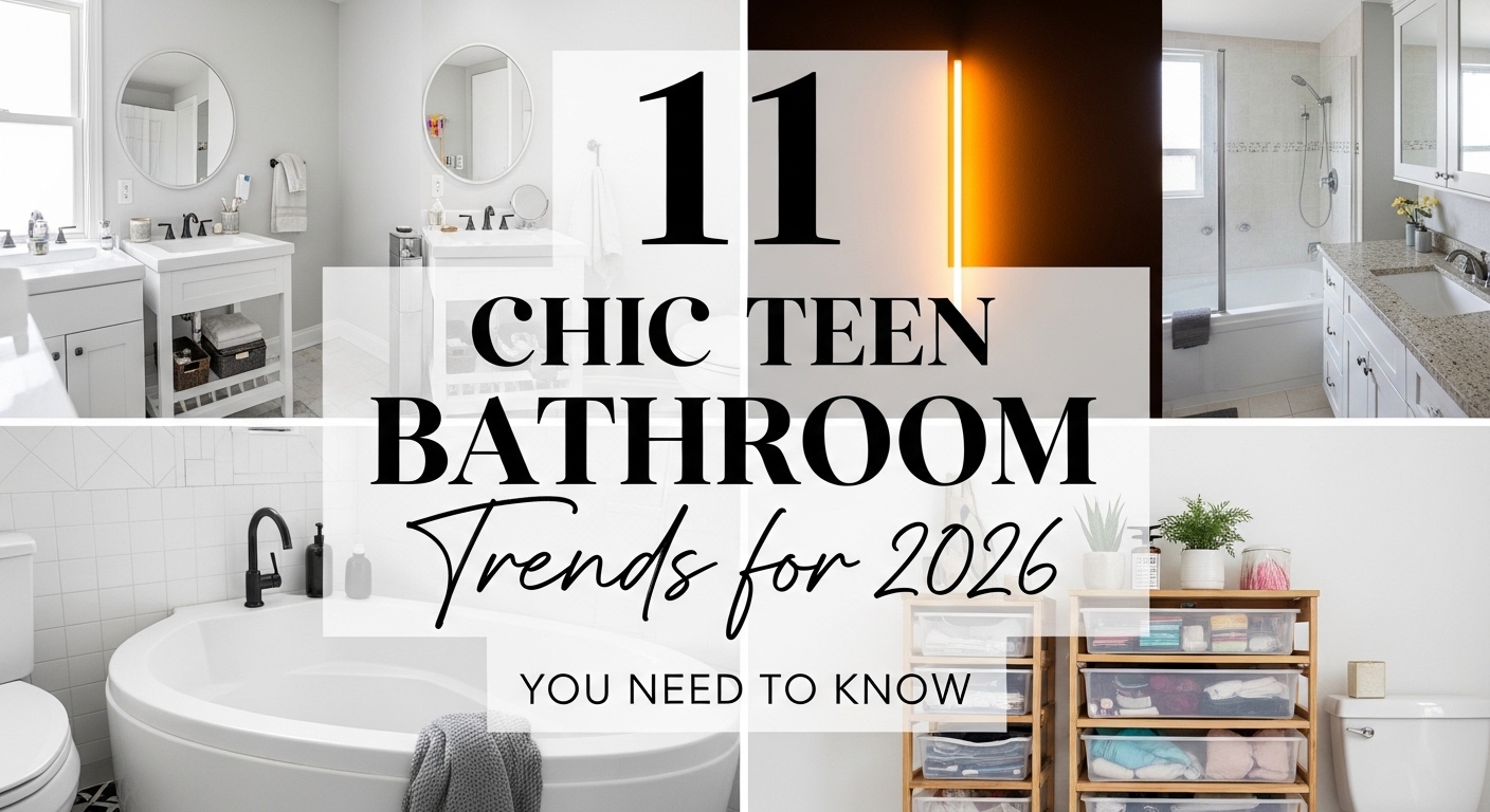 Chic Teen Bathroom Trends for 2026
