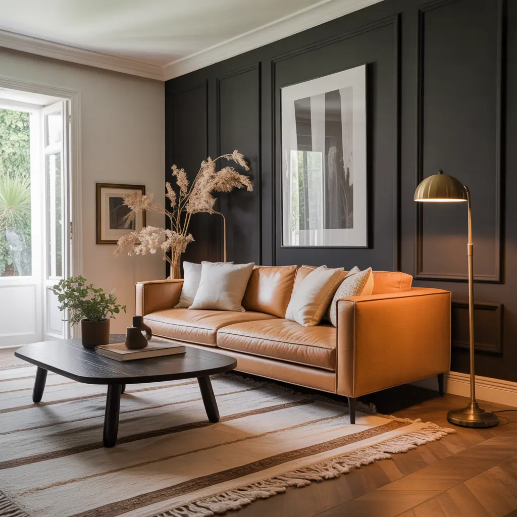 18 Black and Tan Living Room Ideas for Timeless, Sophisticated Comfort 2 Classic Contrast Foundation