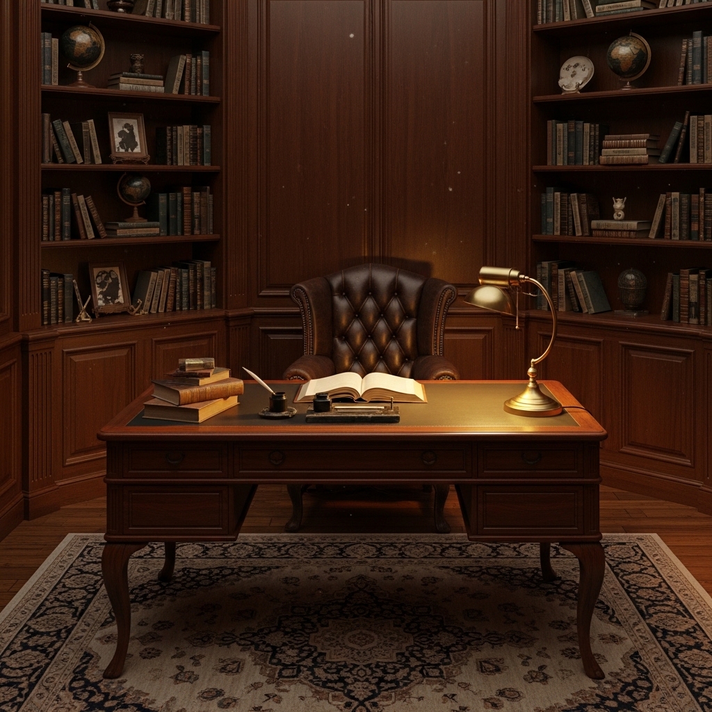 23 Home Office Ideas to Upgrade Your Work From Home Setup 13 Classic wood-paneled study with traditional furniture