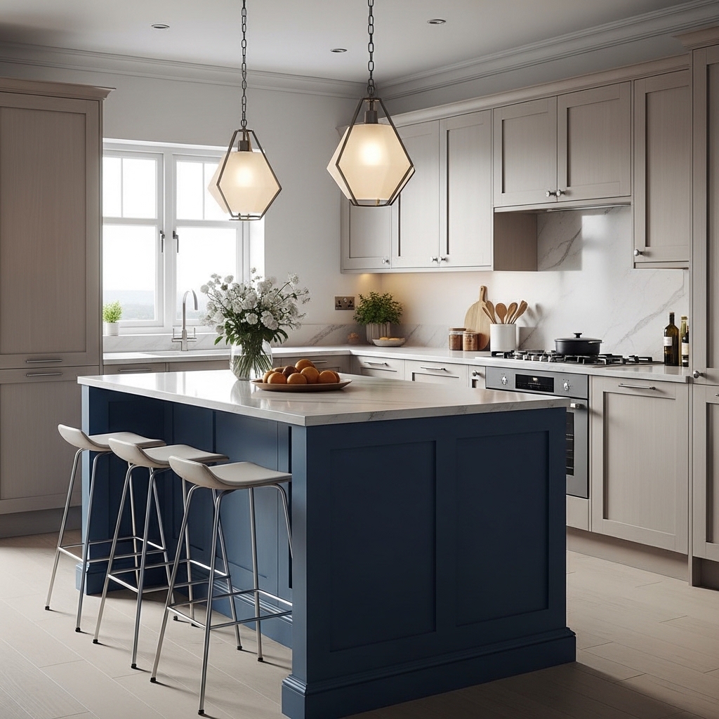 18 Small Kitchen Island Ideas That Combine Functionality with Style 5 Color Pop Island