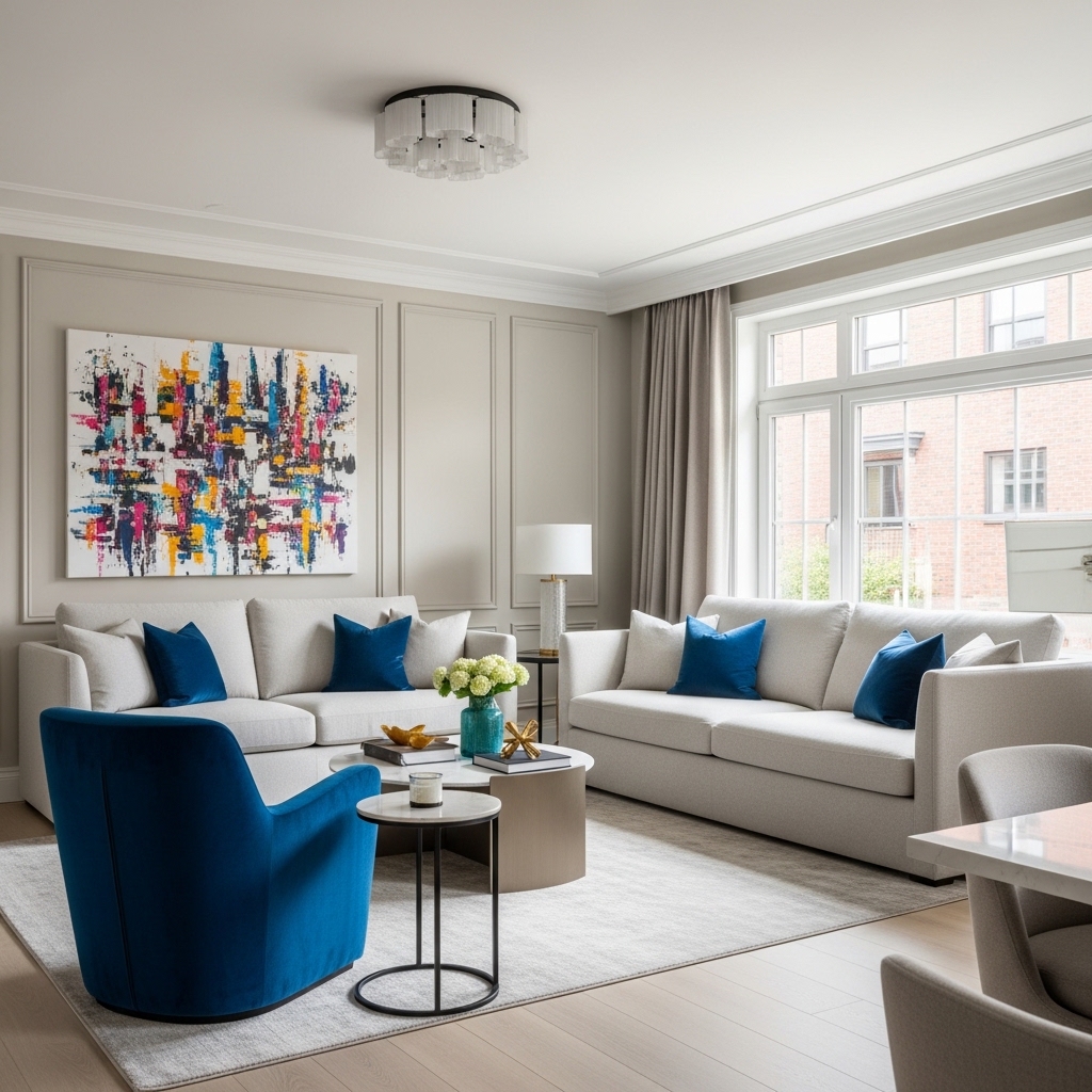 Color Pop in a Neutral Base