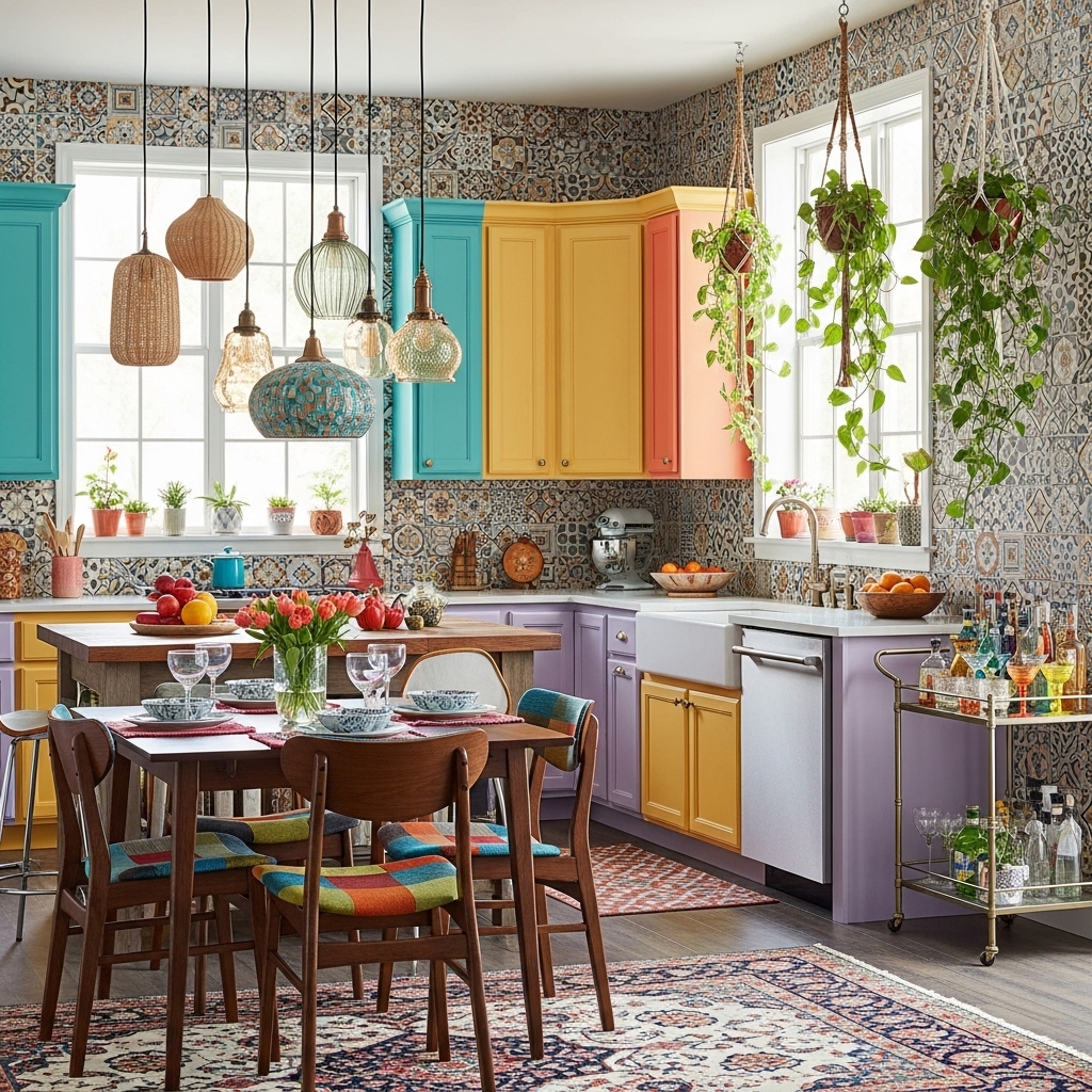 17 Bright Eclectic Kitchens That Make a Bold Statement 17 Colorful Eclectic Haven