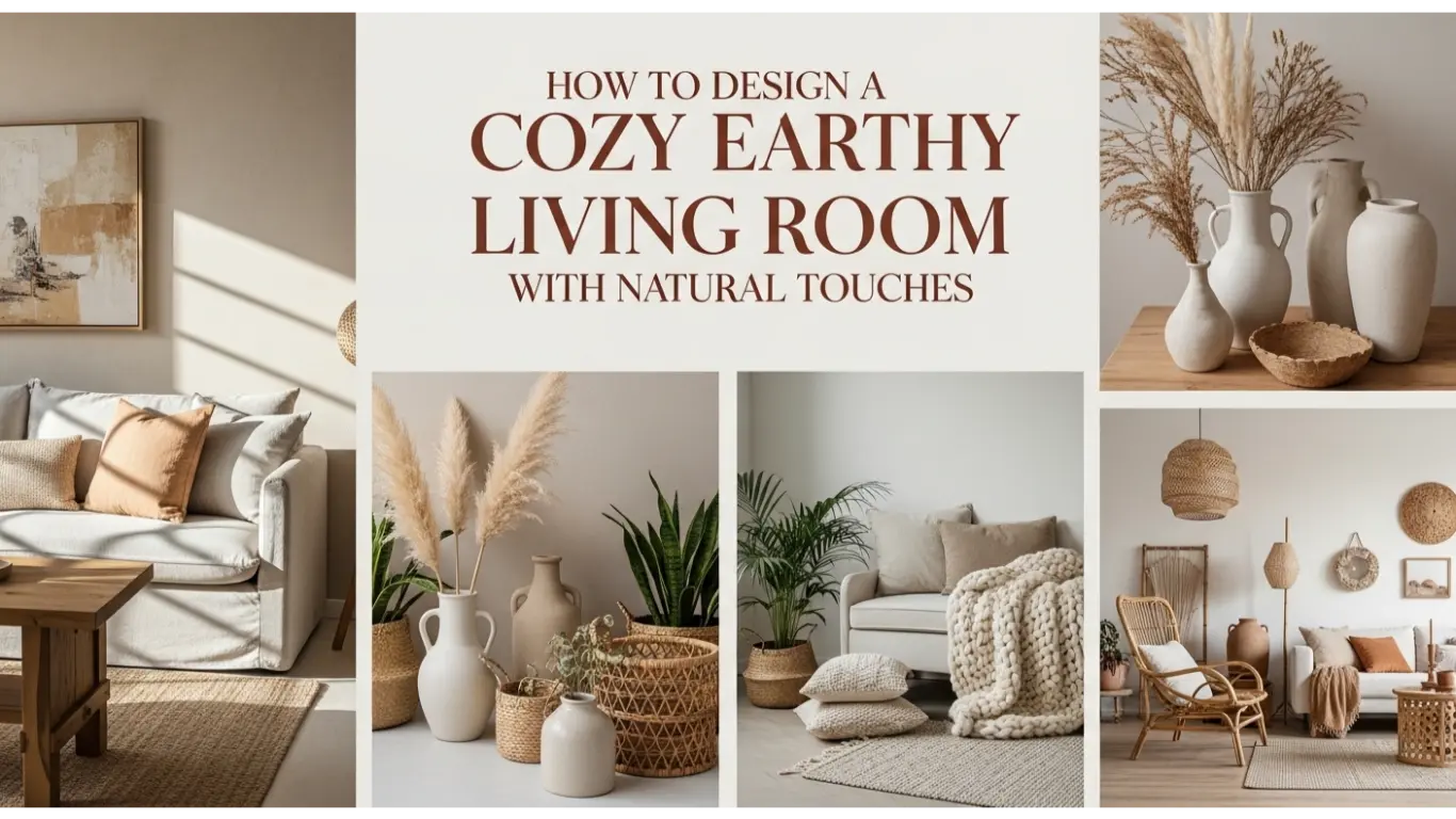 Cozy Earthy Living Room