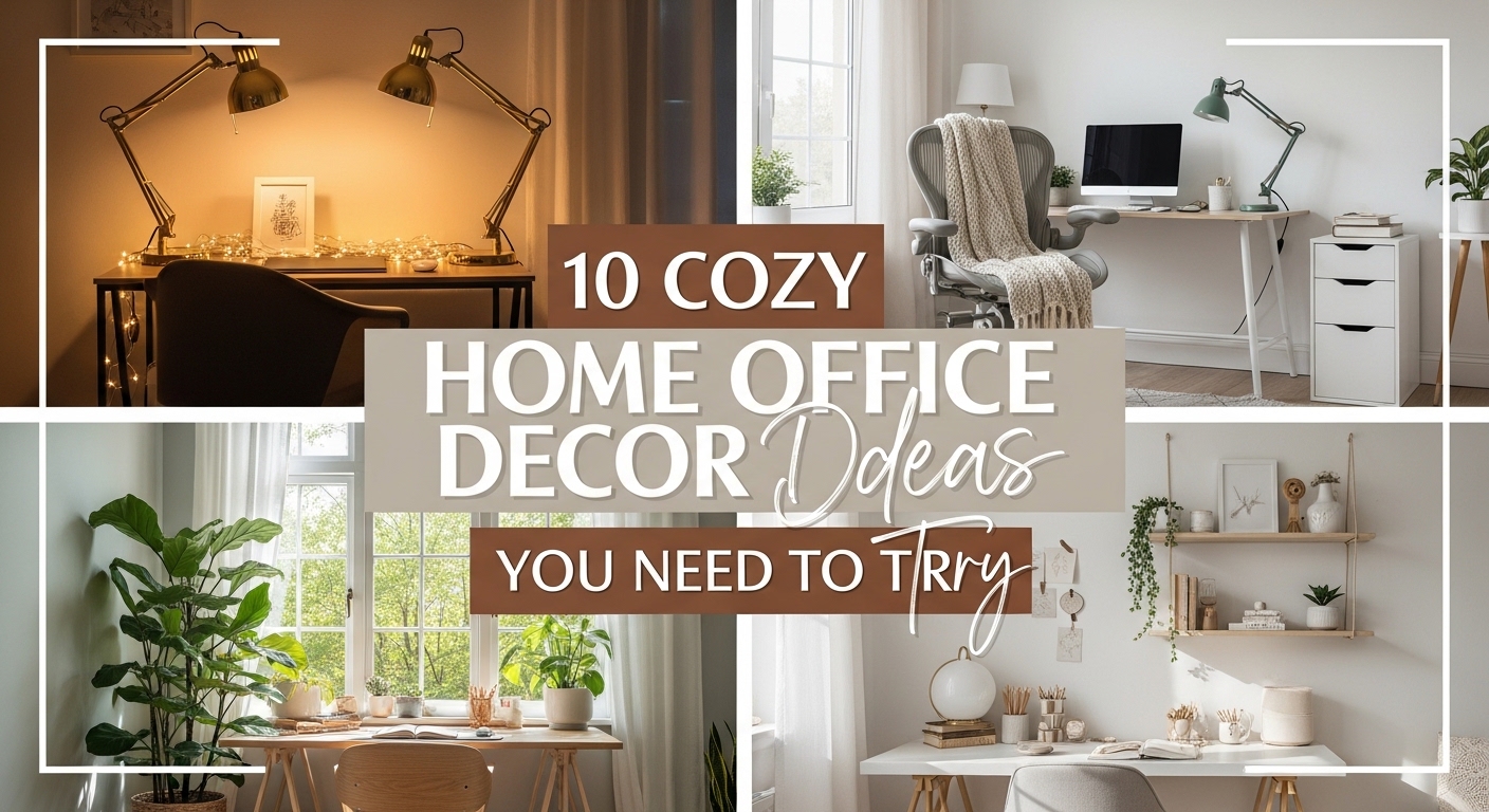 Cozy Home Office Decor Ideas