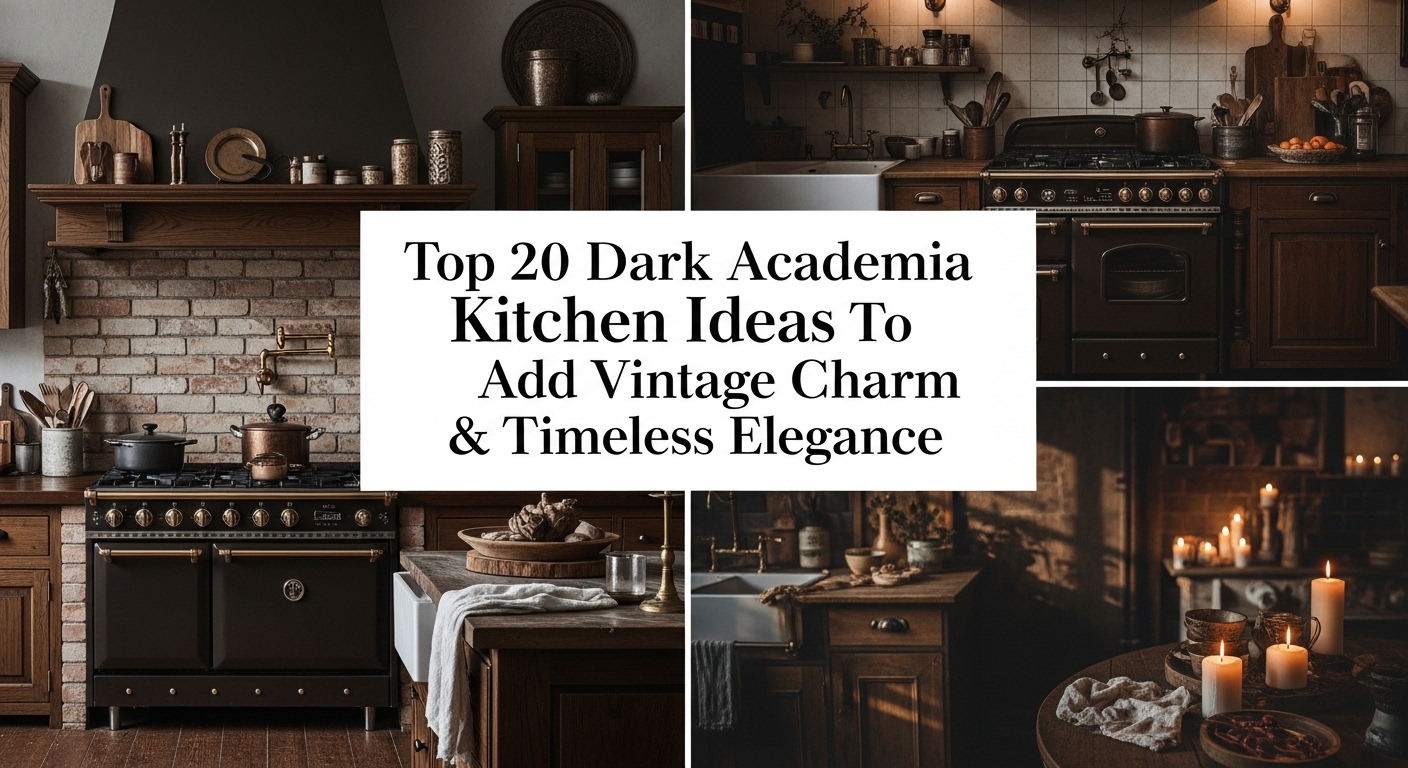 Dark Academia Kitchen Ideas