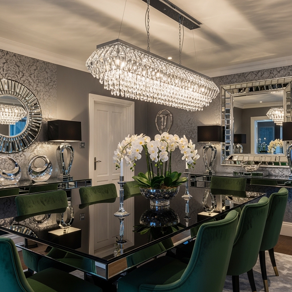 22 Luxury Dining Room Ideas to Create a Space Worth Gathering In 22 Diamond Spark Dining Interior