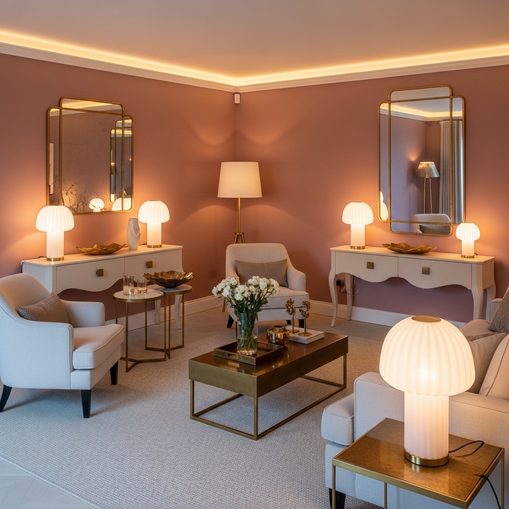 24 Stunning Living Room Paint Color Ideas That Pair Perfectly with Off White Furniture! 3 Dusty Rose